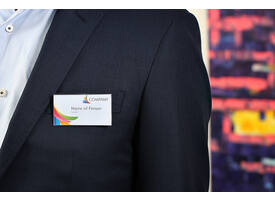 Badge Europel met speld 75x40mm