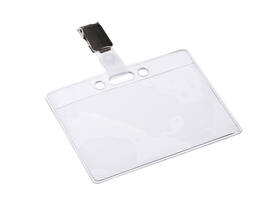 Badge Europel met strip en clip 90x60mm