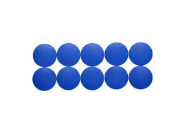 Magneet MAUL Solid 38mm 2500gr blauw 10 stuks
