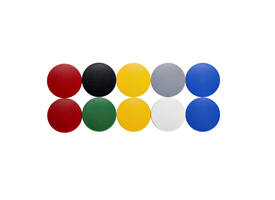 Magneet MAUL Solid 38mm 2500gr assorti 10 stuks