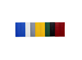 Magneet MAUL Solid 54x19mm 1000gr assorti 10 stuks