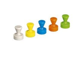 Magneet MAUL Neodymium kegel 12mm 1.5kg assorti 10 stuks