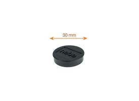Magneet Nobo 30mm zwart 4 stuks
