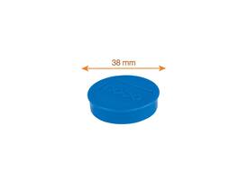 Magneet Nobo 38mm blauw 4 stuks