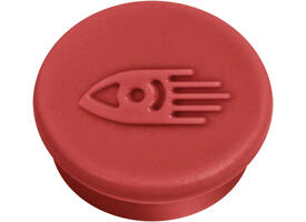 Magneet Legamaster 20mm 250gr rood 8 stuks