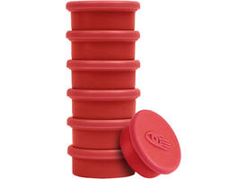 Magneet Legamaster 20mm 250gr rood 8 stuks