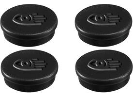 Magneet Legamaster 30mm 850gr zwart 4 stuks