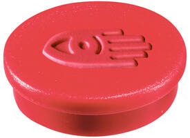 Magneet Legamaster 30mm 850gr rood 4 stuks