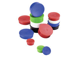 Magneet Legamaster 35mm super 2500gr zwart 2 stuks