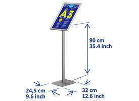 Infostandaard Europel incl. A3 kliklijst 25mm