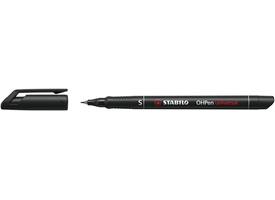 Viltstift STABILO OHpen 841/46 permanent rond superfijn zwart