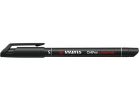 Viltstift STABILO OHpen 841/46 permanent rond superfijn zwart