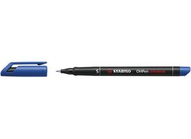 Viltstift STABILO OHpen 841/41 permanent rond superfijn blauw