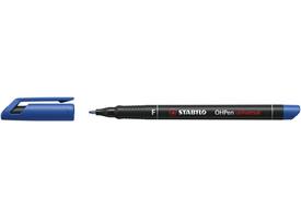 Viltstift STABILO OHpen 842/41 permanent rond fijn blauw