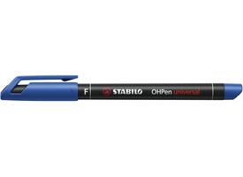 Viltstift STABILO OHpen 842/41 permanent rond fijn blauw