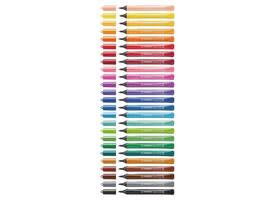 Viltstift STABILO Cappi 168/12 Arty medium assorti etui à 12 stuks