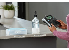 Labelprinter Dymo LabelManager 210D+ draagbaar qwerty 12mm zwart in koffer