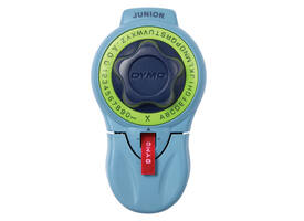 Lettertang Dymo Junior embossing blauw