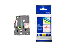 Labeltape Brother P-touch TZe-252 standaard 24mm rood op wit