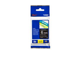 Labeltape Brother P-touch TZe-315 standaard 6mm wit op zwart