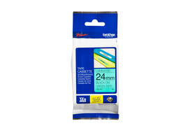 Labeltape Brother P-touch TZe-751 standaard 24mm zwart op groen