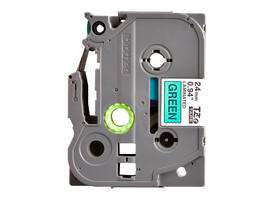 Labeltape Brother P-touch TZe-751 standaard 24mm zwart op groen