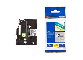 Labeltape Brother P-touch TZe-M931 metallic 12mm zwart op zilver