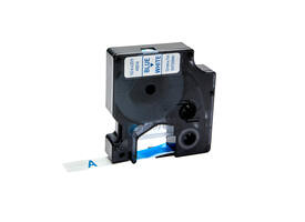 Labeltape Dymo LabelManager D1 polyester 12mm blauw op wit