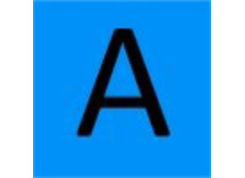 Labeltape Dymo LabelManager D1 polyester 12mm zwart op blauw
