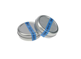 Labeltape Dymo LabelManager D1 polyester 12mm zwart op blauw