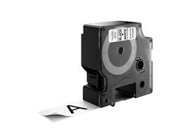 Labeltape Dymo LabelManager D1 polyester 24mm zwart op wit