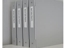 Labeltape Dymo LabelManager D1 polyester 24mm zwart op wit