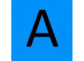 Labeltape Dymo LabelManager D1 polyester 19mm zwart op blauw