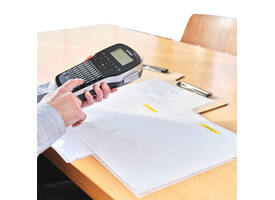 Labeltape Dymo LabelManager D1 polyester 19mm zwart op geel