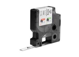 Labeltape Dymo Rhino industrieel krimpkous 9mm zwart op wit
