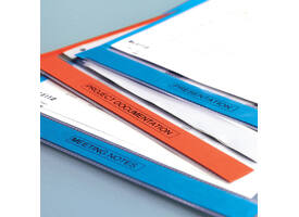 Labeltape Dymo LabelManager D1 polyester 9mm zwart op transparant