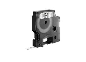Labeltape Dymo LabelManager D1 polyester 6mm zwart op wit