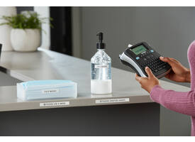 Labelprinter Dymo LabelManager 210D draagbaar qwerty 12mm zwart