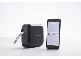 Labelprinter Brother P-touch Cube Plus TZe PT-P710BT desktop 24mm zwart