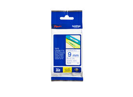 Labeltape Brother P-touch TZe-223 standaard 9mm blauw op wit