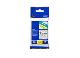 Labeltape Brother P-touch TZe-131 standaard 12mm zwart op transparant
