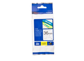 Labeltape Brother P-touch TZe-161 standaard 36mm zwart op transparant
