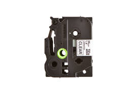 Labeltape Brother P-touch TZe-161 standaard 36mm zwart op transparant