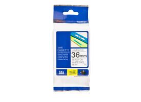 Labeltape Brother P-touch TZe-261 standaard 36mm zwart op wit