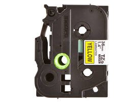 Labeltape Brother P-touch TZe-661 standaard 36mm zwart op geel
