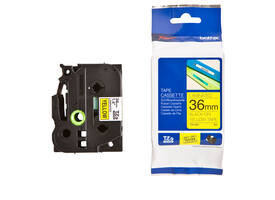 Labeltape Brother P-touch TZe-661 standaard 36mm zwart op geel