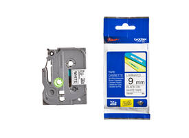 Labeltape Brother P-touch TZe-221 standaard 9mm zwart op wit