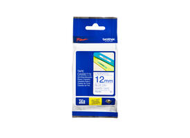 Labeltape Brother P-touch TZe-233 standaard 12mm blauw op wit