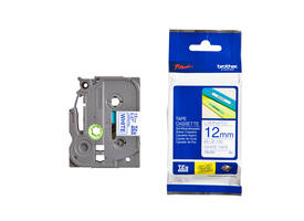 Labeltape Brother P-touch TZe-233 standaard 12mm blauw op wit