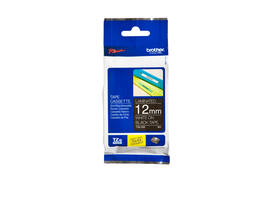 Labeltape Brother P-touch TZe-335 standaard 12mm wit op zwart